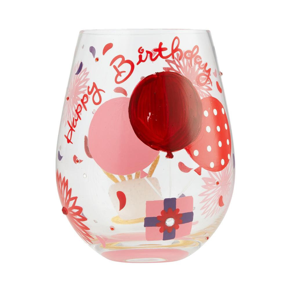 Lolita My Red Hot Birthday Stemless Wine Glass
