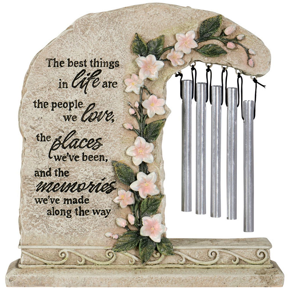 Carson Home Accents Peaceful Reflections Garden Chime - Memories