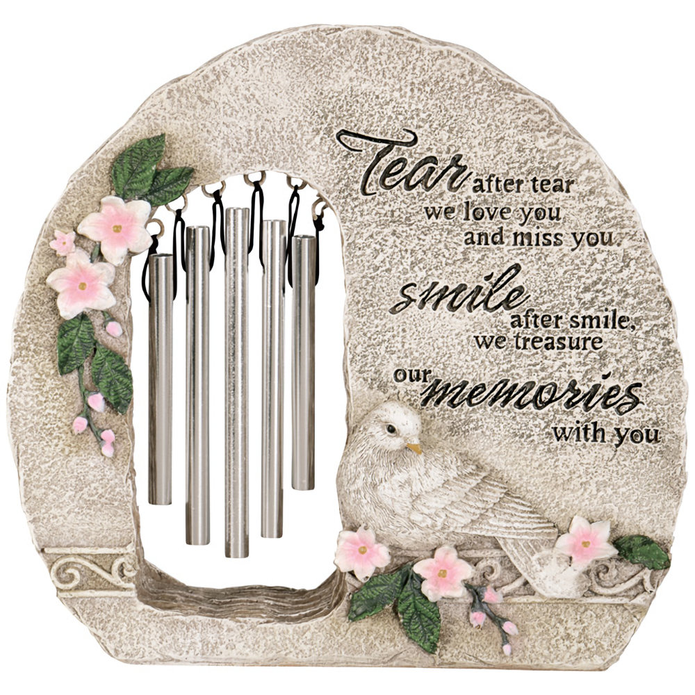 Carson Home Accents Peaceful Reflections Garden Chime - Miss You