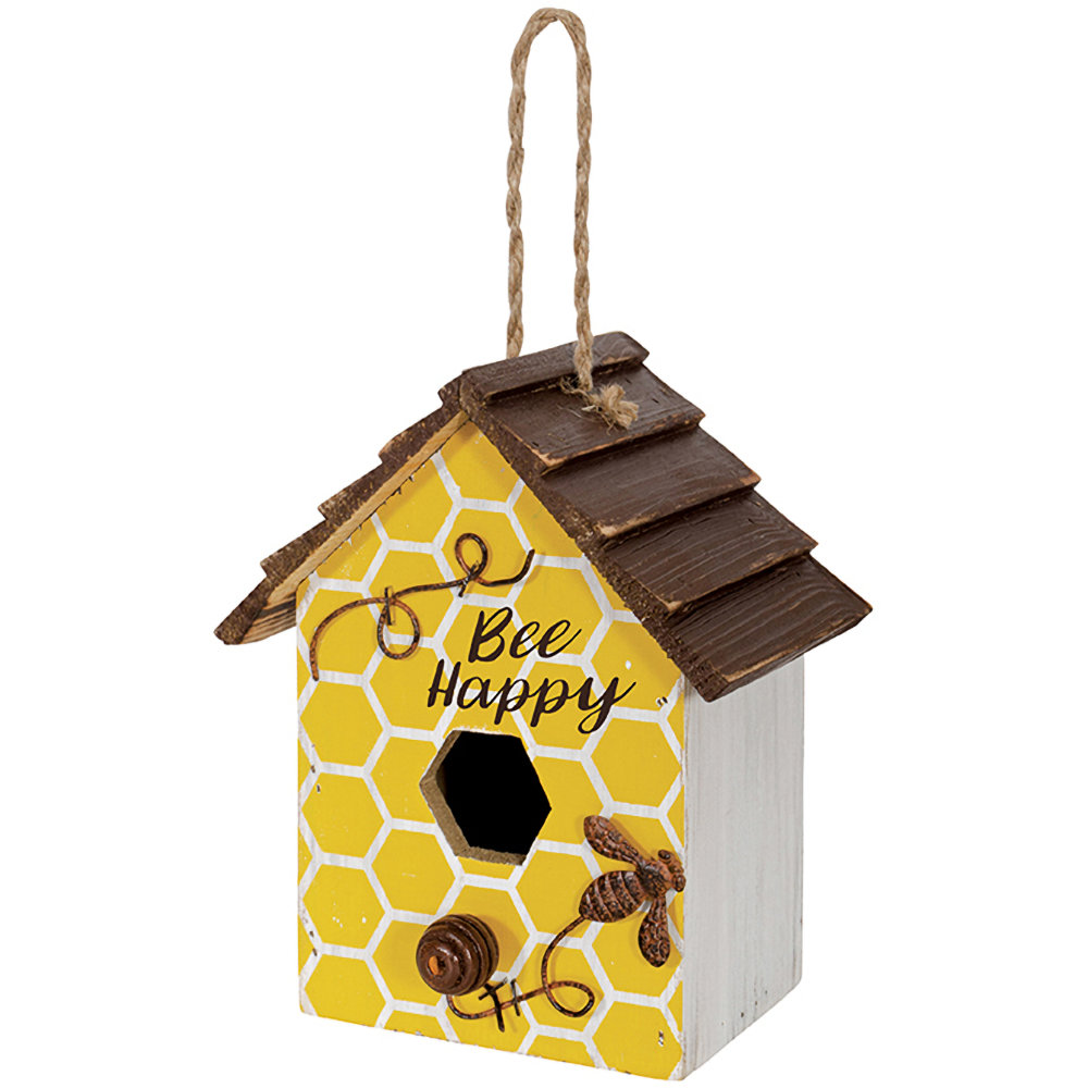 Carson Home Accents Bee Happy Birdhouse