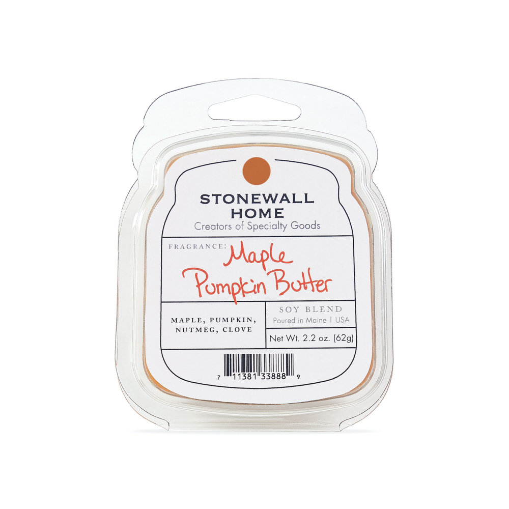 Stonewall Home Maple Pumpkin Butter - Soy Wax Melts