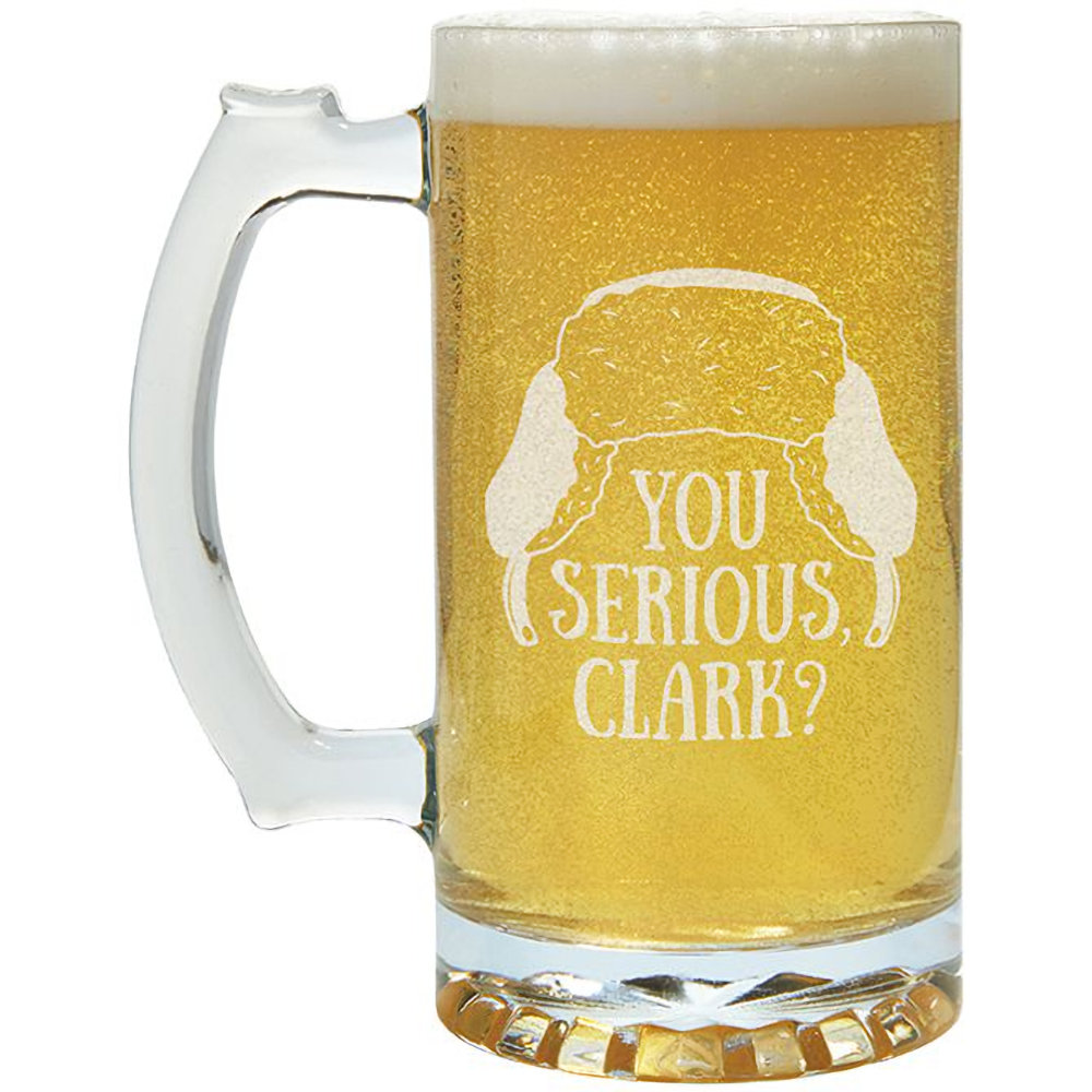 Carson Home Accents "You Serious Clark?" 26.5oz Beer Mug