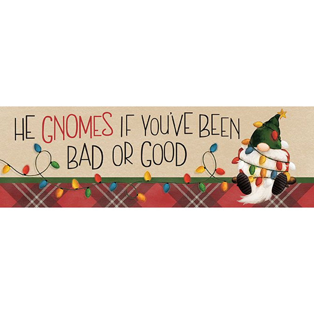 Carson Home Accents "Gnomes" Message Bar