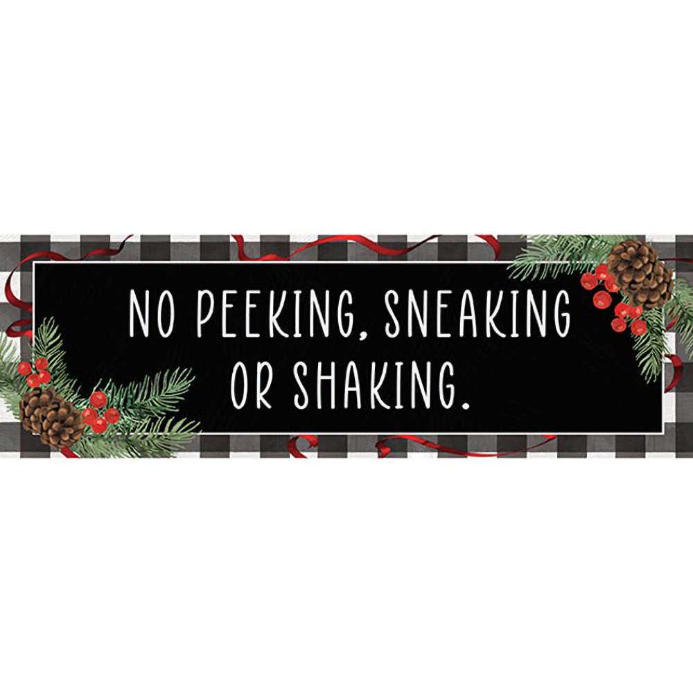 Carson Home Accents "Sneaking" Message Bar
