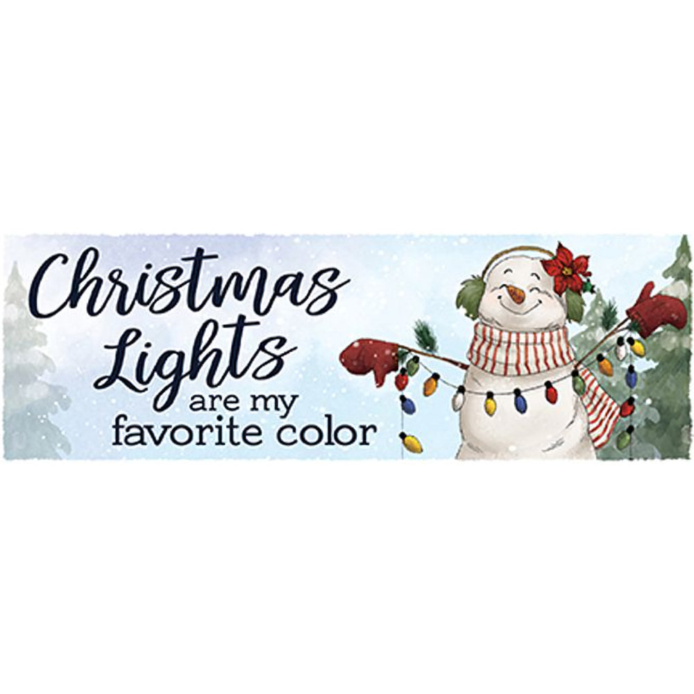 Carson Home Accents "Christmas Lights" Magnet Message Bar