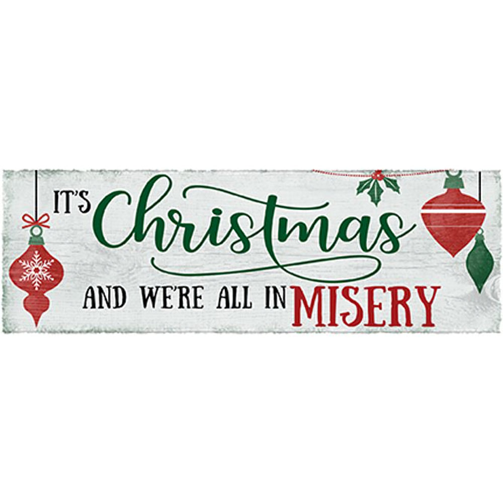 Carson Home Accents "Christmas Misery" Magnet Message Bar