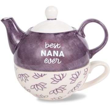 Pavilion Gift Mom Life Nana - 15 oz Teapot & 8 oz Cup