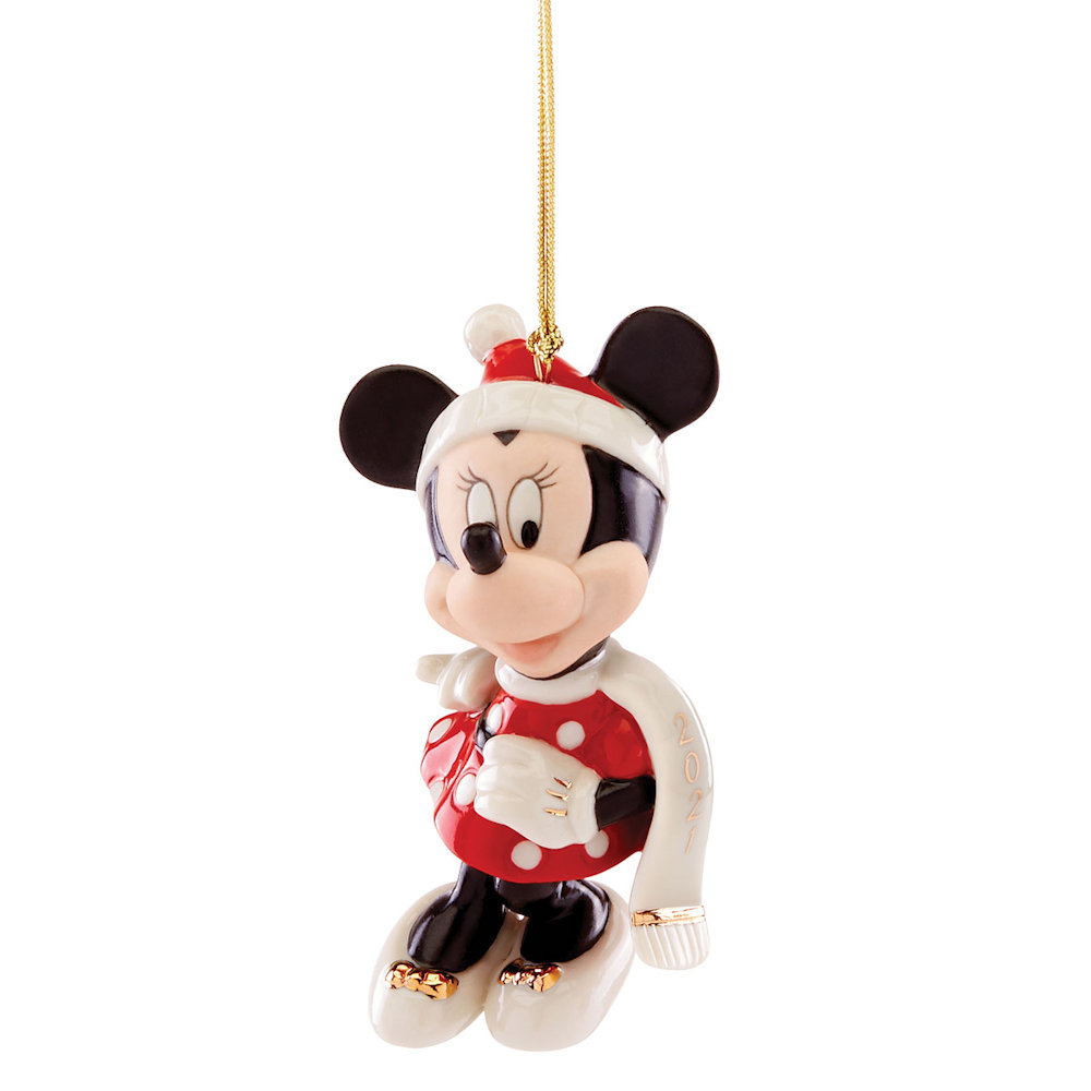 Lenox 2021 Minnie Mouse Winter Ornament