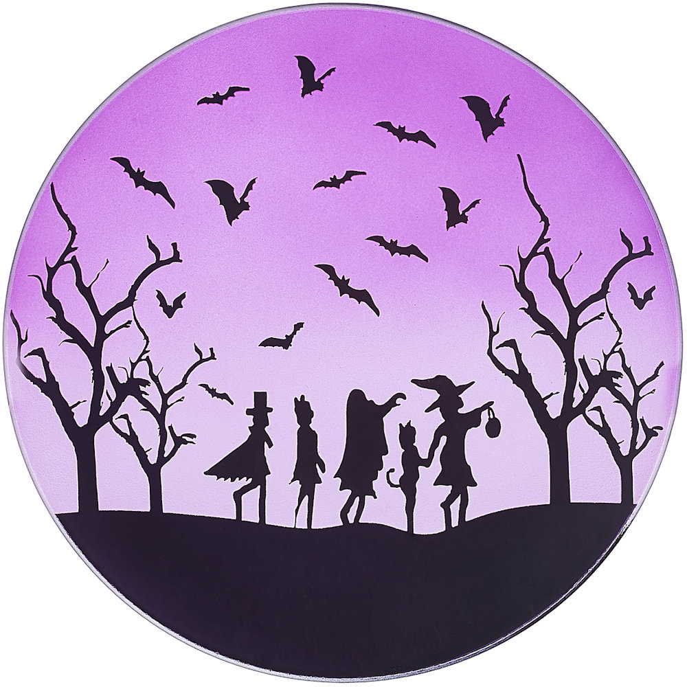 Pavilion Gift Trick or Treat Purple Halloween Candle Tray