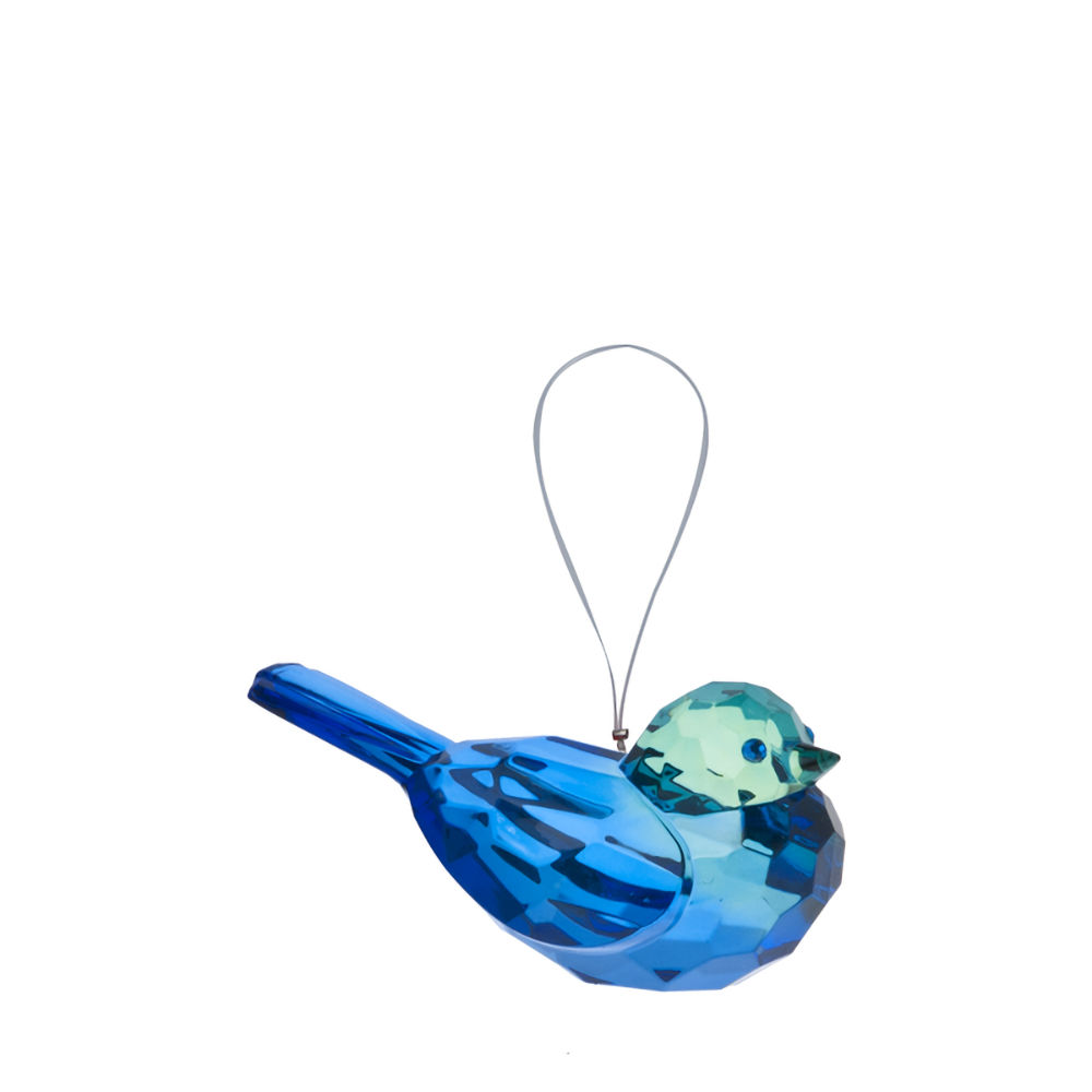 Ganz Crystal Expressions Small Hanging Two-Toned Bird - Green/Blue