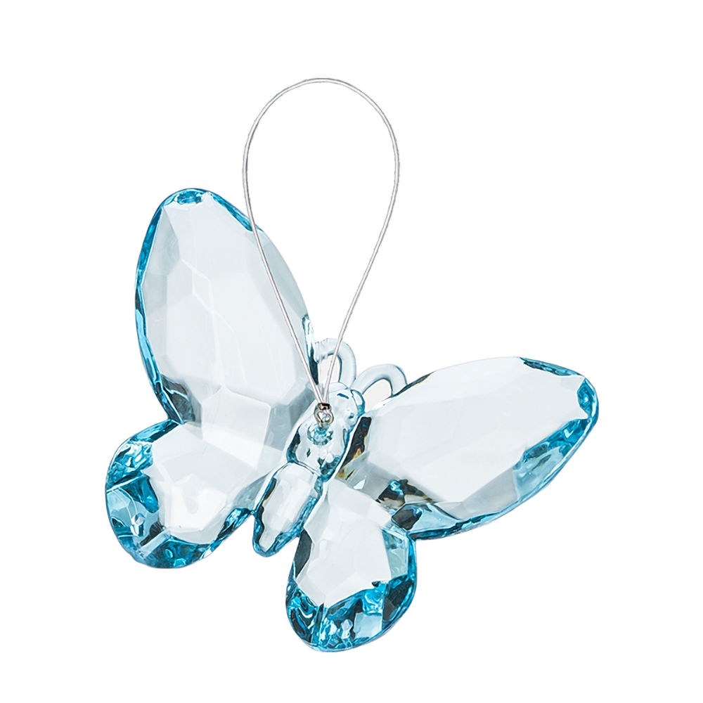 Ganz Crystal Expressions Small Butterfly Ornament - Light Blue