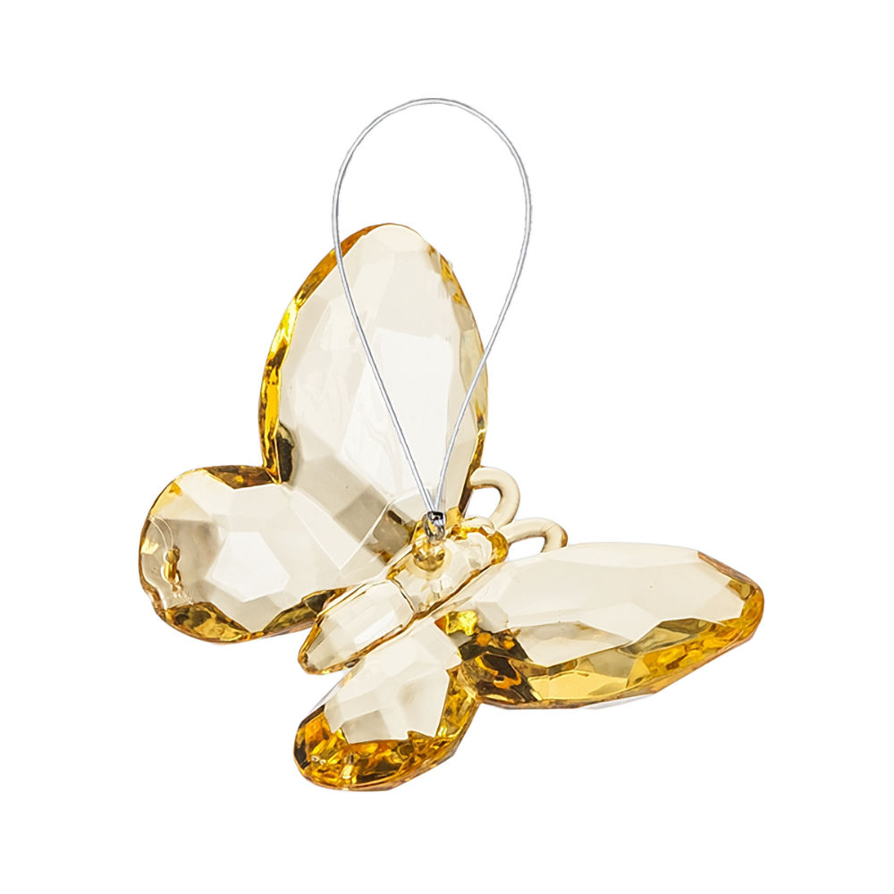 Ganz Crystal Expressions Small Butterfly Ornament - Yellow
