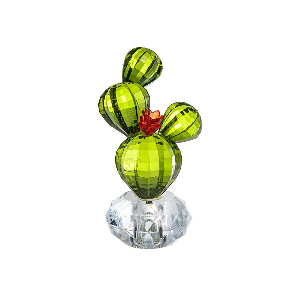 Ganz Crystal Expressions Potted Cactus - Red Flower