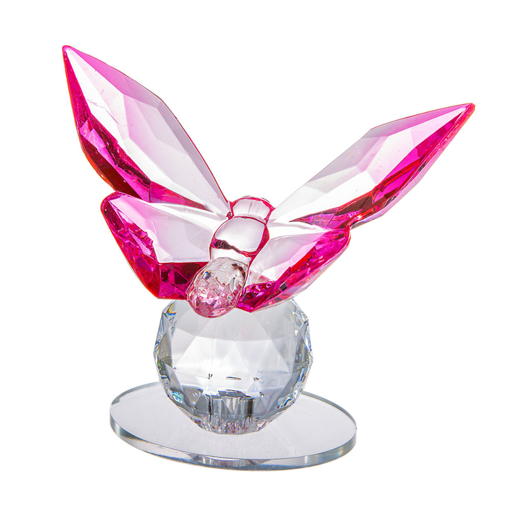 Ganz Crystal Expressions Butterfly Figurine - Pink