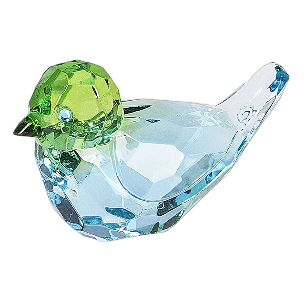 Ganz Two-Toned Itty Bitty Birdie - Lime Green/Ice Blue