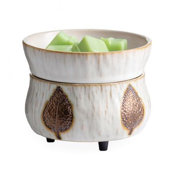 Candle Warmers Etc. Bronze Leaf 2-in-1 Classic Fragrance Warmer