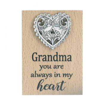Ganz Mini Message Magnet Plaque - Grandma You Are Always In My Heart