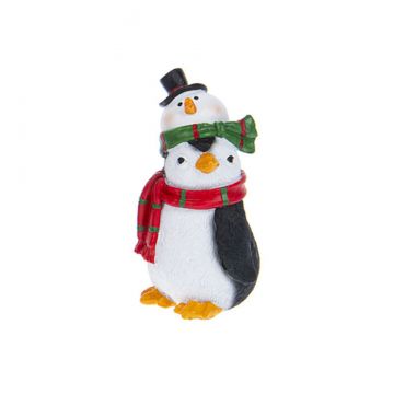 Ganz Festive Fun Penguin With Snowman Hat Friend Figurine