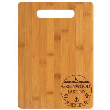 Fitzulas Greenwood Lake Bamboo Cutting Board