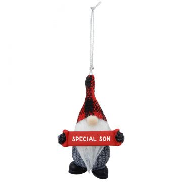Ganz Gnome for the Holidays Ornament - Special Son