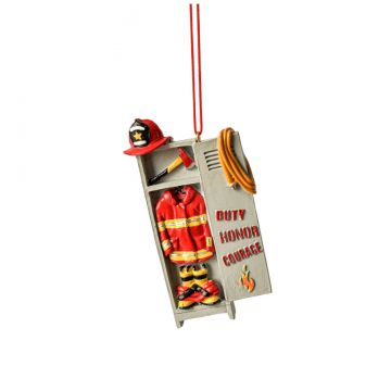 Ganz Midwest-CBK Firefighter Locker Ornament