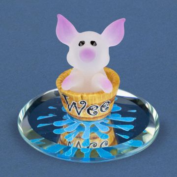 Glass Baron Wee Pig Figurine