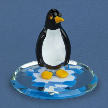 Glass Baron Penguin Figurine