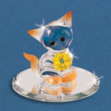 Glass Baron Sunshine Kitty Figurine