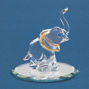 Glass Baron Elephant Figurine