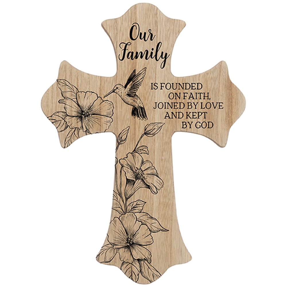 Carson Home Accents Our Family Wall Cross