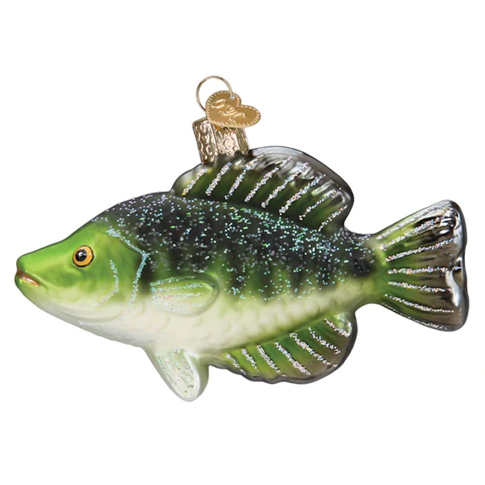Old World Christmas Crappie Ornament