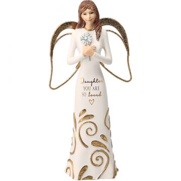 Pavilion Gift Comfort Collection Daughter Angel Holding a Flower