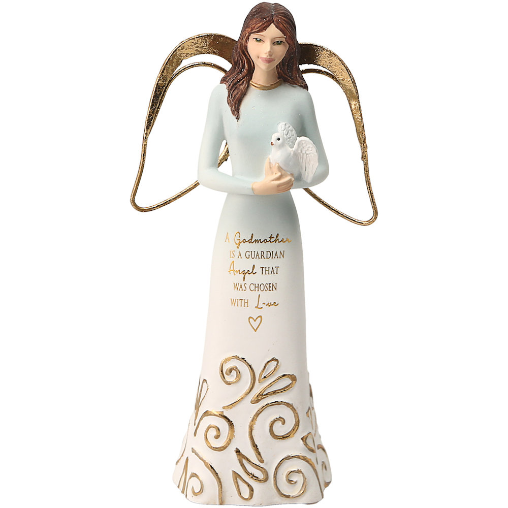 Pavilion Gift Comfort Collection Godmother Angel Holding a Dove