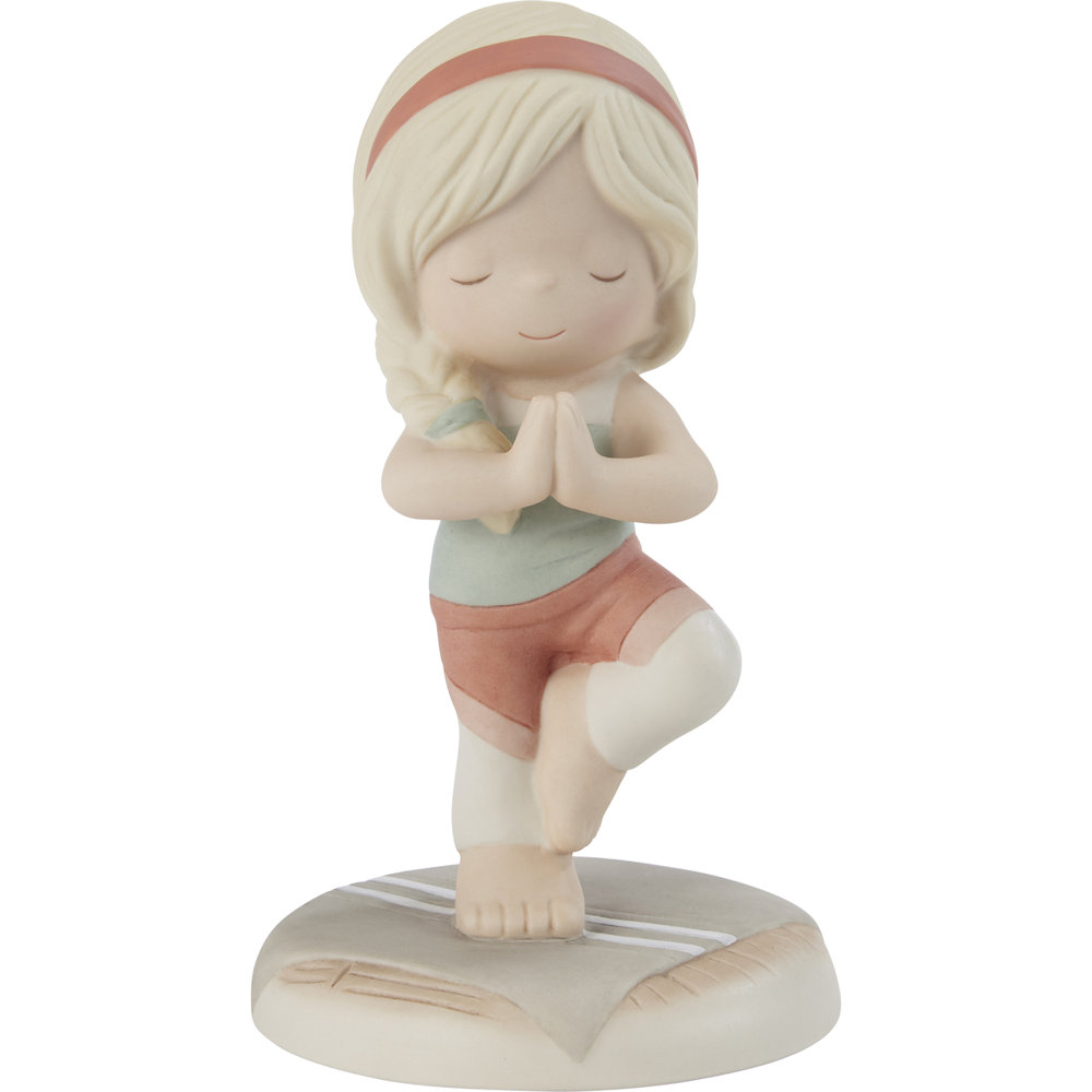 Precious Moments Breathe More, Worry Less - Yoga Girl Figurine