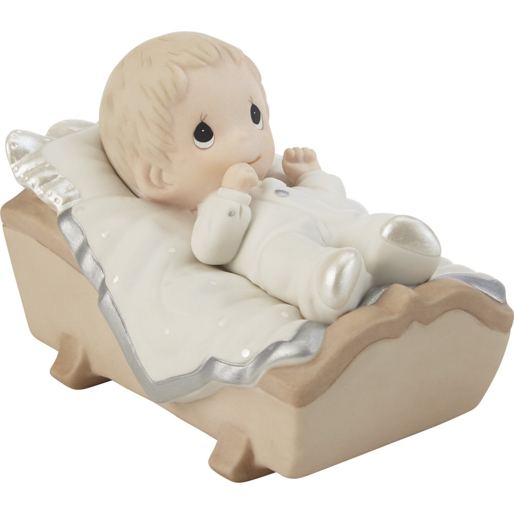 Precious Moments Cradled In His Love Boy Figurine