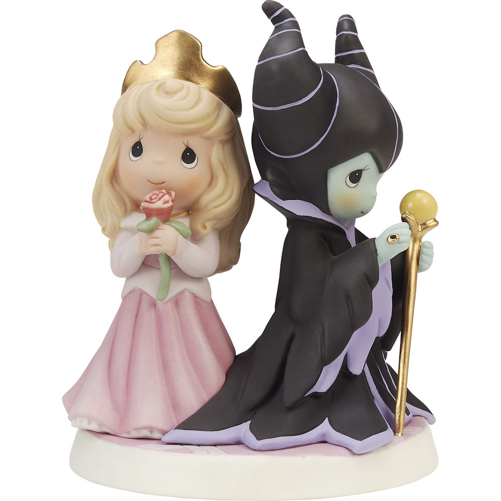 Precious Moments Disney May Kindness Abound - Aurora And Maleficent