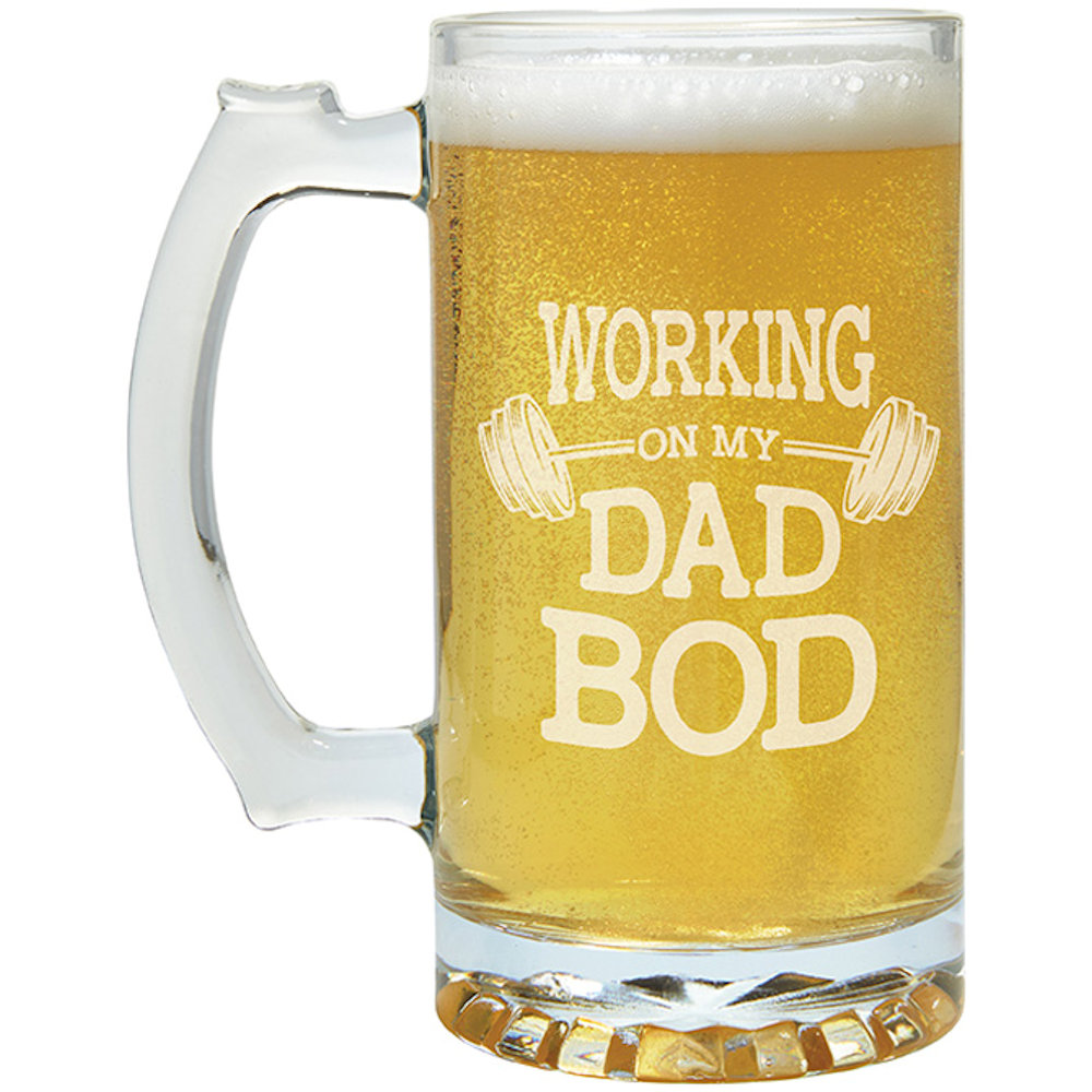 Carson Home Accents Dad Bod 26.5 Oz Beer Mug