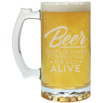 Carson Home Accents Dad's Reward 26.5 Oz Beer Mug