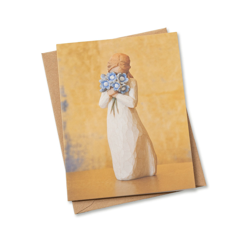 Willow Tree Forget-me-not Notecards - Pack of 8