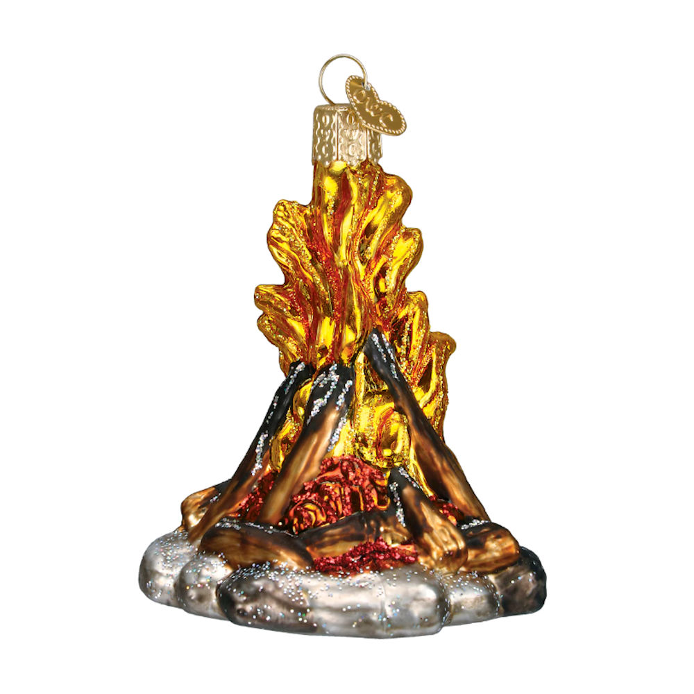 Old World Christmas Campfire Ornament