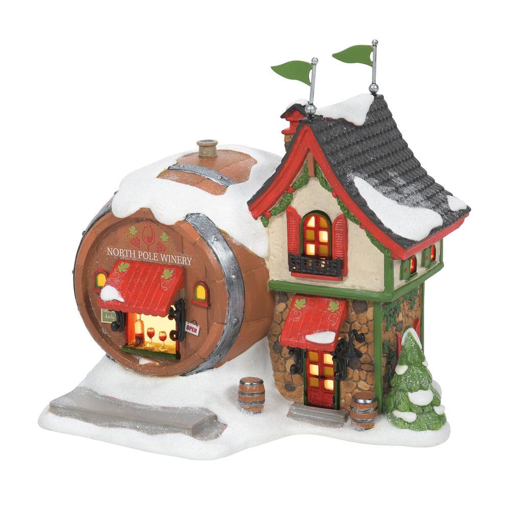 Department 56 North Pole Series North Pole Winery Lighted Building