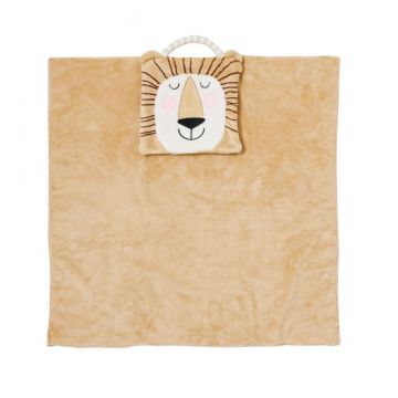 New Baby by Izzy and Oliver Lion Travel Blanket