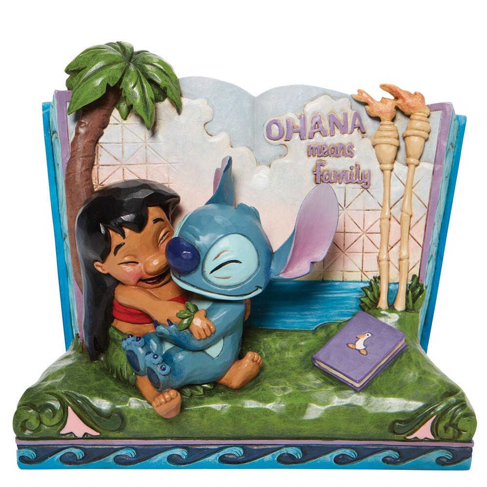 Heartwood Creek Disney Traditions Lilo & Stitch Story Book Figurine
