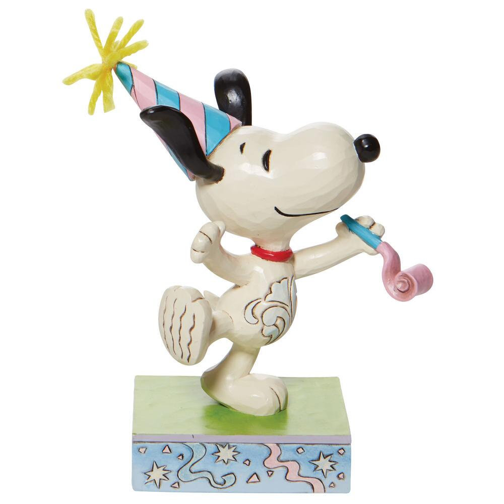 Heartwood Creek Peanuts Party Animal - Snoopy Birthday Figurine