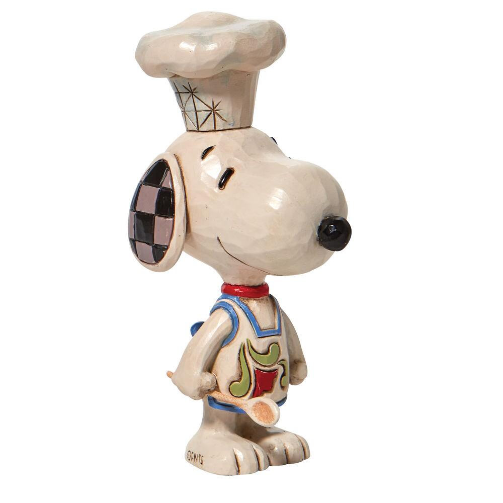 Heartwood Creek Peanuts Snoopy Chef Mini Figurine