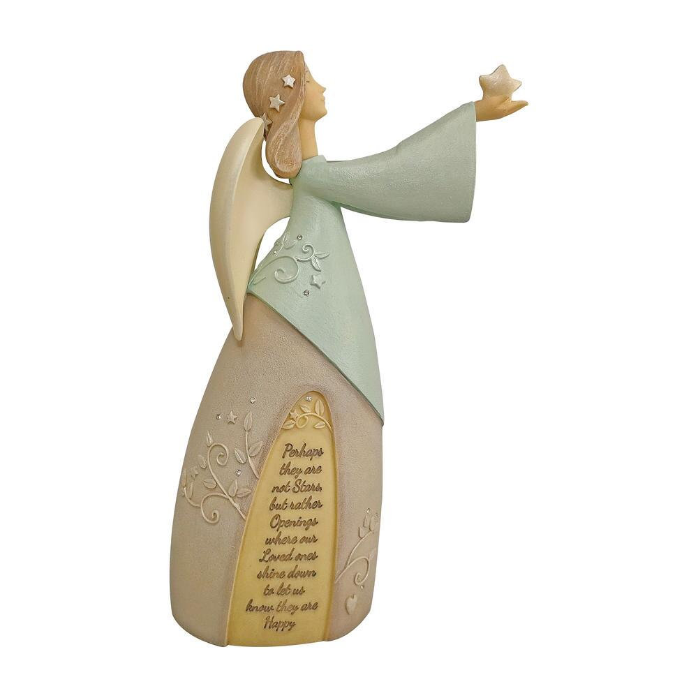 Foundations Bereavement Angel with Brown Hair Figurine