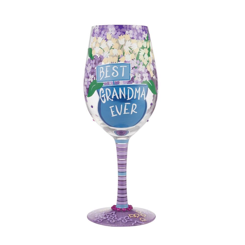 Lolita Best Grandma Ever Wine Glass
