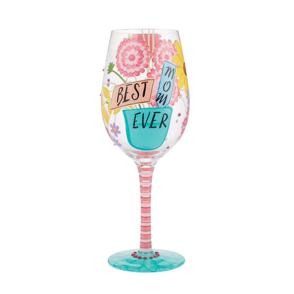 Lolita Best Mom Ever Wine Glass