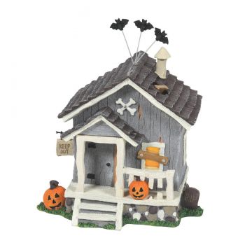 Tails with Heart Halloween Haunted Shack Figurine