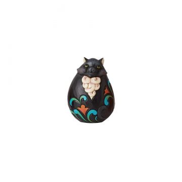 Jim Shore Halloween Black Cat Egg